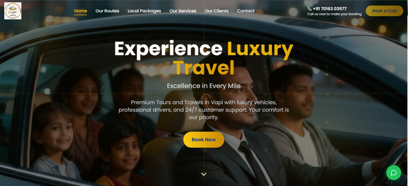 7Seven Star Travels - Travel & Tour Website - Frontend project built with React, Tailwind CSS by Amit Mishra